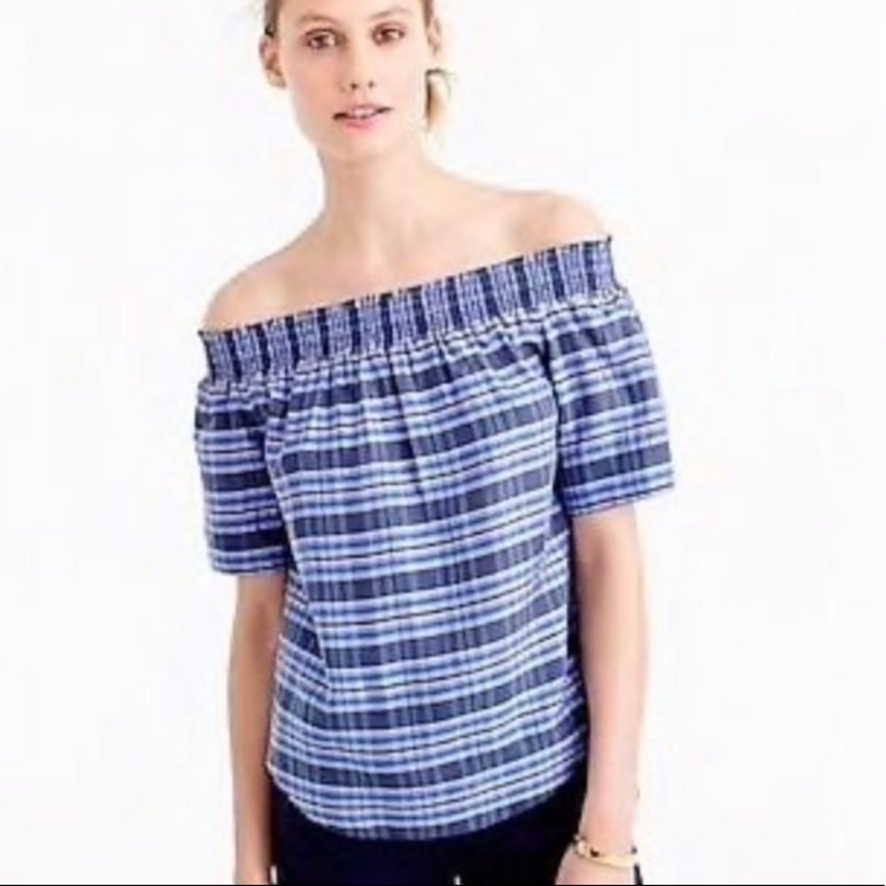 J. Crew off the shoulder top